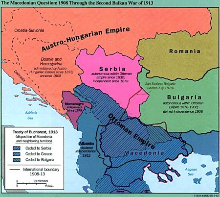 Balkans en 1913